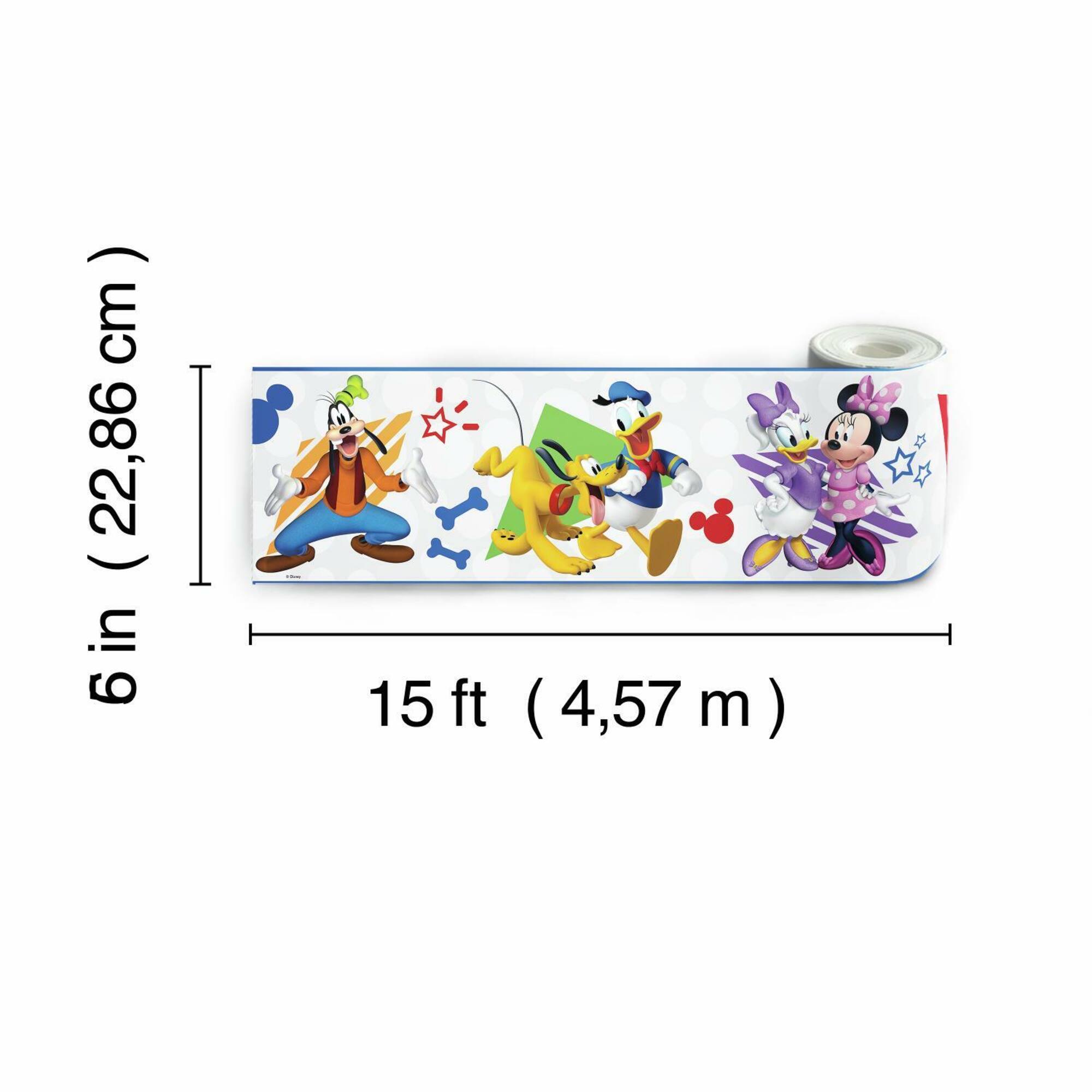 RoomMates Disney Mickey & Friends Peel & Stick Border